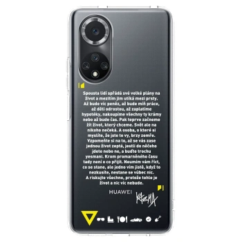 Picasee silikónový prehľadný obal pre Huawei Nova 9 SE - Kazma - BUĎTE TROCHU YESMANI