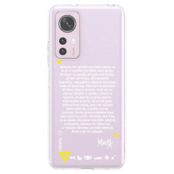 Picasee silikónový prehľadný obal pre Xiaomi 12 - Kazma - BUĎTE TROCHU YESMANI