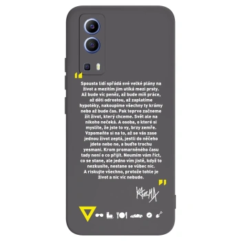 Picasee silikónový čierny obal pre Vivo Y52 5G - Kazma - BUĎTE TROCHU YESMANI