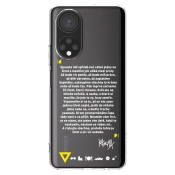 Picasee silikónový prehľadný obal pre Honor X7 - Kazma - BUĎTE TROCHU YESMANI