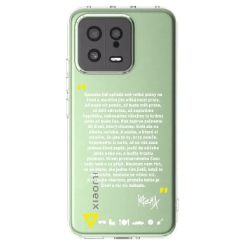 Picasee silikónový prehľadný obal pre Xiaomi 13 - Kazma - BUĎTE TROCHU YESMANI
