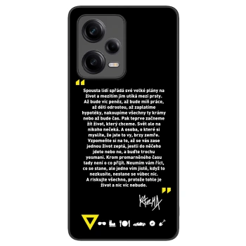 Picasee ULTIMATE CASE pro Xiaomi Redmi Note 12 Pro 5G - Kazma - BUĎTE TROCHU YESMANI