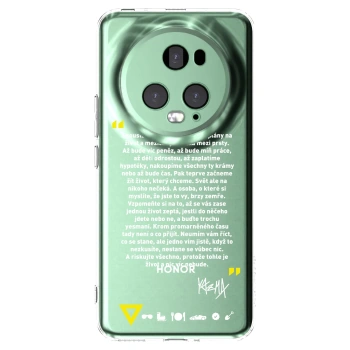 Picasee silikónový prehľadný obal pre Honor Magic5 Pro - Kazma - BUĎTE TROCHU YESMANI
