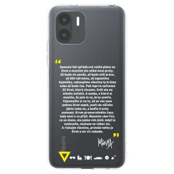 Picasee silikónový prehľadný obal pre Xiaomi Redmi A2 - Kazma - BUĎTE TROCHU YESMANI