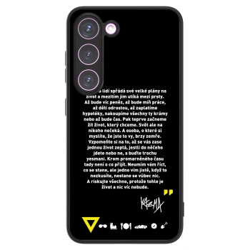 Picasee ULTIMATE CASE PowerShare pro Samsung Galaxy S23 5G - Kazma - BUĎTE TROCHU YESMANI