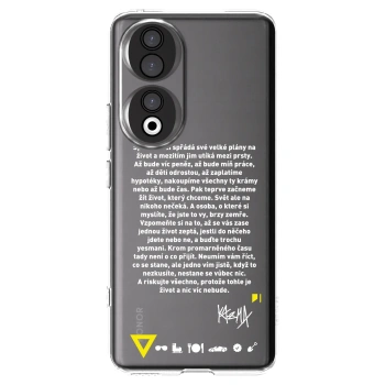 Picasee silikónový prehľadný obal pre Honor 90 5G - Kazma - BUĎTE TROCHU YESMANI