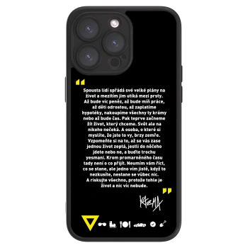 Picasee ULTIMATE CASE MagSafe pro Apple iPhone 15 Pro Max - Kazma - BUĎTE TROCHU YESMANI