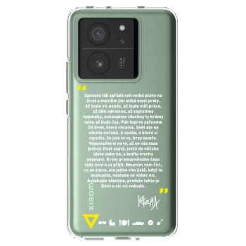 Picasee silikónový prehľadný obal pre Xiaomi 13T - Kazma - BUĎTE TROCHU YESMANI