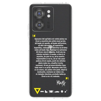 Picasee silikónový prehľadný obal pre Motorola Edge 40 - Kazma - BUĎTE TROCHU YESMANI