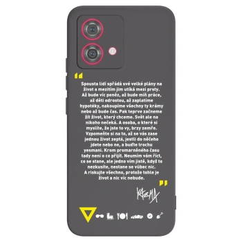 Obal pre Motorola Moto G84 5G - Kazma - BUĎTE TROCHU YESMANI