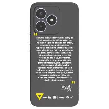 Picasee silikónový čierny obal pre Realme C53 - Kazma - BUĎTE TROCHU YESMANI