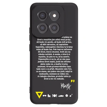 Picasee silikónový čierny obal pre Xiaomi 14 Pro - Kazma - BUĎTE TROCHU YESMANI
