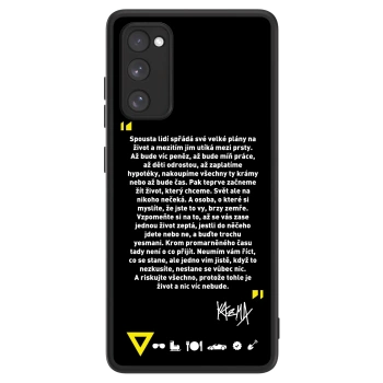 Picasee ULTIMATE CASE PowerShare pro Samsung Galaxy S20 FE - Kazma - BUĎTE TROCHU YESMANI