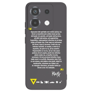 Picasee silikónový čierny obal pre Xiaomi Poco X6 - Kazma - BUĎTE TROCHU YESMANI