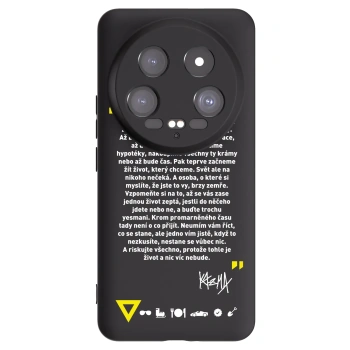 Picasee silikónový čierny obal pre Xiaomi 14 Ultra - Kazma - BUĎTE TROCHU YESMANI