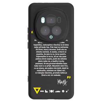 Picasee silikónový čierny obal pre Honor Magic6 Pro - Kazma - BUĎTE TROCHU YESMANI