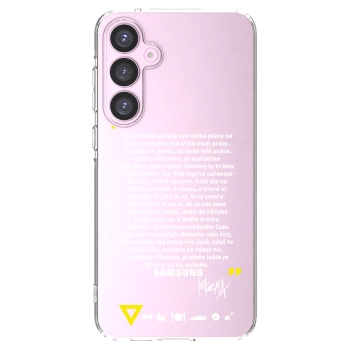 Picasee silikónový prehľadný obal pre Samsung Galaxy A55 5G A556B - Kazma - BUĎTE TROCHU YESMANI