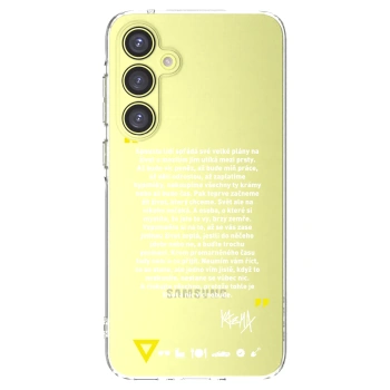 Picasee silikónový prehľadný obal pre Samsung Galaxy A35 5G A356B - Kazma - BUĎTE TROCHU YESMANI