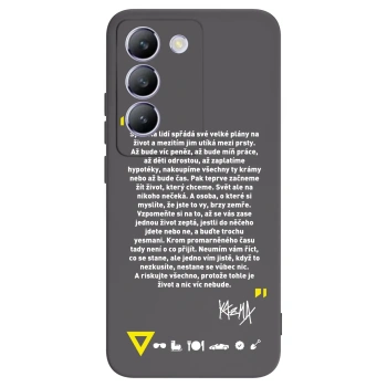 Picasee silikónový čierny obal pre Vivo V40 SE 5G - Kazma - BUĎTE TROCHU YESMANI