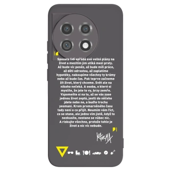 Picasee silikónový čierny obal pre OnePlus 11 5G - Kazma - BUĎTE TROCHU YESMANI