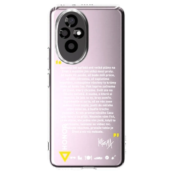 Picasee silikónový prehľadný obal pre Honor 200 Pro 5G - Kazma - BUĎTE TROCHU YESMANI