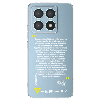 Picasee silikónový prehľadný obal pre Xiaomi 14T Pro - Kazma - BUĎTE TROCHU YESMANI