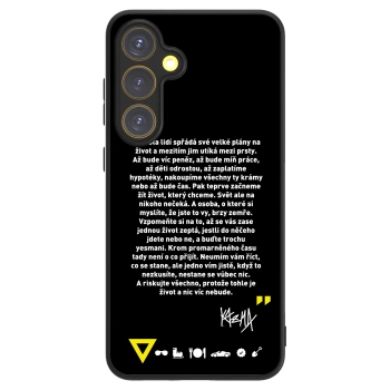 Picasee ULTIMATE CASE pro Samsung Galaxy S24 FE S721B - Kazma - BUĎTE TROCHU YESMANI