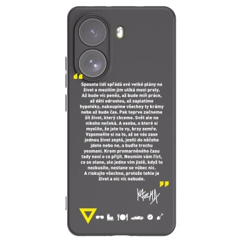 Picasee silikónový čierny obal pre Xiaomi Poco X7 - Kazma - BUĎTE TROCHU YESMANI