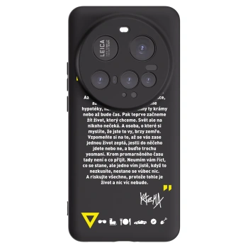 Picasee silikónový čierny obal pre Xiaomi 15 Ultra - Kazma - BUĎTE TROCHU YESMANI