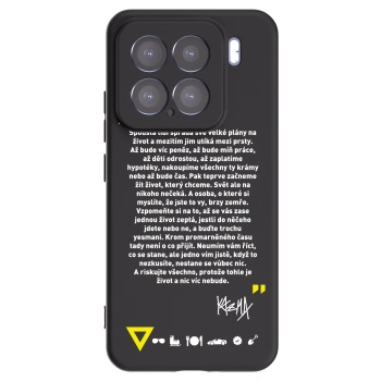 Picasee silikónový čierny obal pre Xiaomi 15 - Kazma - BUĎTE TROCHU YESMANI