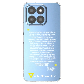 Picasee silikónový prehľadný obal pre Honor X8c - Kazma - BUĎTE TROCHU YESMANI