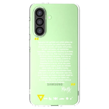 Picasee silikónový prehľadný obal pre Samsung Galaxy A26 5G A266B - Kazma - BUĎTE TROCHU YESMANI