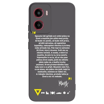 Picasee silikónový čierny obal pre Motorola Moto G05 - Kazma - BUĎTE TROCHU YESMANI