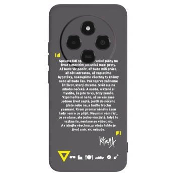 Picasee silikónový čierny obal pre Xiaomi Poco C75 - Kazma - BUĎTE TROCHU YESMANI