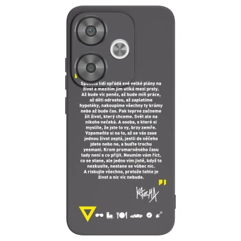 Picasee silikónový čierny obal pre Xiaomi Poco F6 - Kazma - BUĎTE TROCHU YESMANI