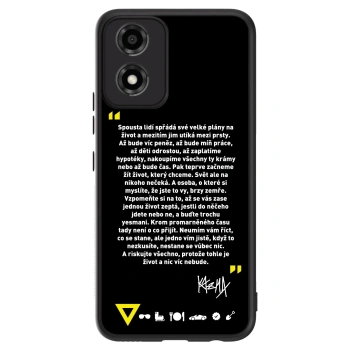 Obal pre Motorola Moto E14 - Kazma - BUĎTE TROCHU YESMANI