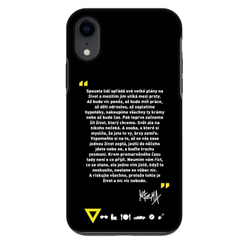 Obal pre Apple iPhone XR - Kazma - BUĎTE TROCHU YESMANI
