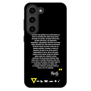Picasee Fashion Case pre Samsung Galaxy S23+ 5G - Kazma - BUĎTE TROCHU YESMANI
