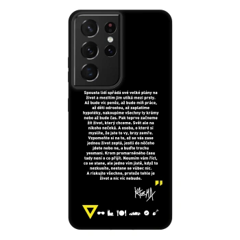 Picasee Fashion Case pre Samsung Galaxy S21 Ultra 5G G998B - Kazma - BUĎTE TROCHU YESMANI