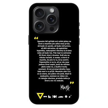 Obal pre Apple iPhone 15 Pro - Kazma - BUĎTE TROCHU YESMANI