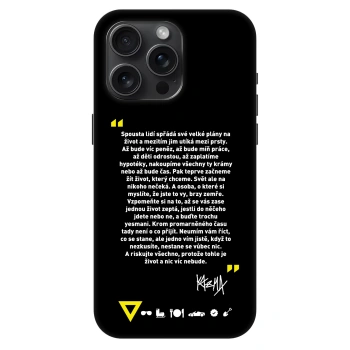 Obal pre Apple iPhone 15 Pro Max - Kazma - BUĎTE TROCHU YESMANI