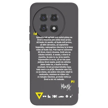 Picasee silikónový čierny obal pre OnePlus 13R 5G - Kazma - BUĎTE TROCHU YESMANI
