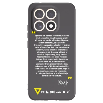 Picasee silikónový čierny obal pre Xiaomi 15T - Kazma - BUĎTE TROCHU YESMANI