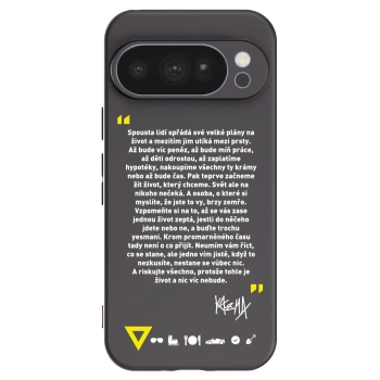 Picasee silikónový čierny obal pre Google Pixel 10 Pro - Kazma - BUĎTE TROCHU YESMANI