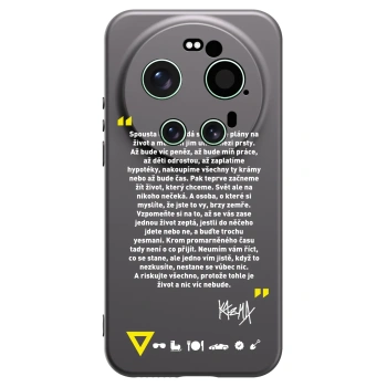 Picasee silikónový čierny obal pre Xiaomi 17 Ultra - Kazma - BUĎTE TROCHU YESMANI