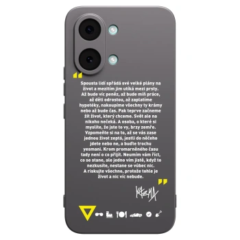Picasee silikónový čierny obal pre Xiaomi Poco X8 Pro Max - Kazma - BUĎTE TROCHU YESMANI