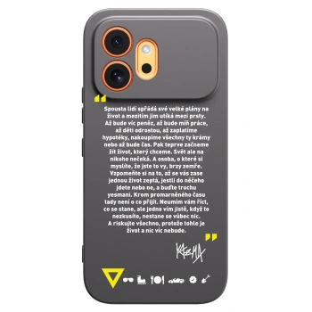 Picasee silikónový čierny obal pre Honor 600 - Kazma - BUĎTE TROCHU YESMANI