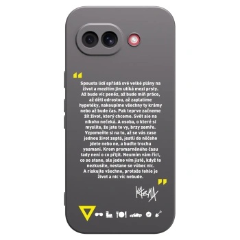 Picasee silikónový čierny obal pre Google Pixel 10a - Kazma - BUĎTE TROCHU YESMANI