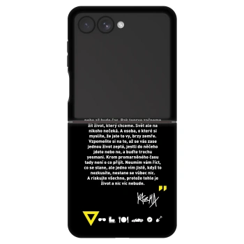 Picasee Fashion Case pre Samsung Galaxy Z Flip7 5G - Kazma - BUĎTE TROCHU YESMANI