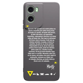 Picasee silikónový čierny obal pre Motorola Moto G06 - Kazma - BUĎTE TROCHU YESMANI